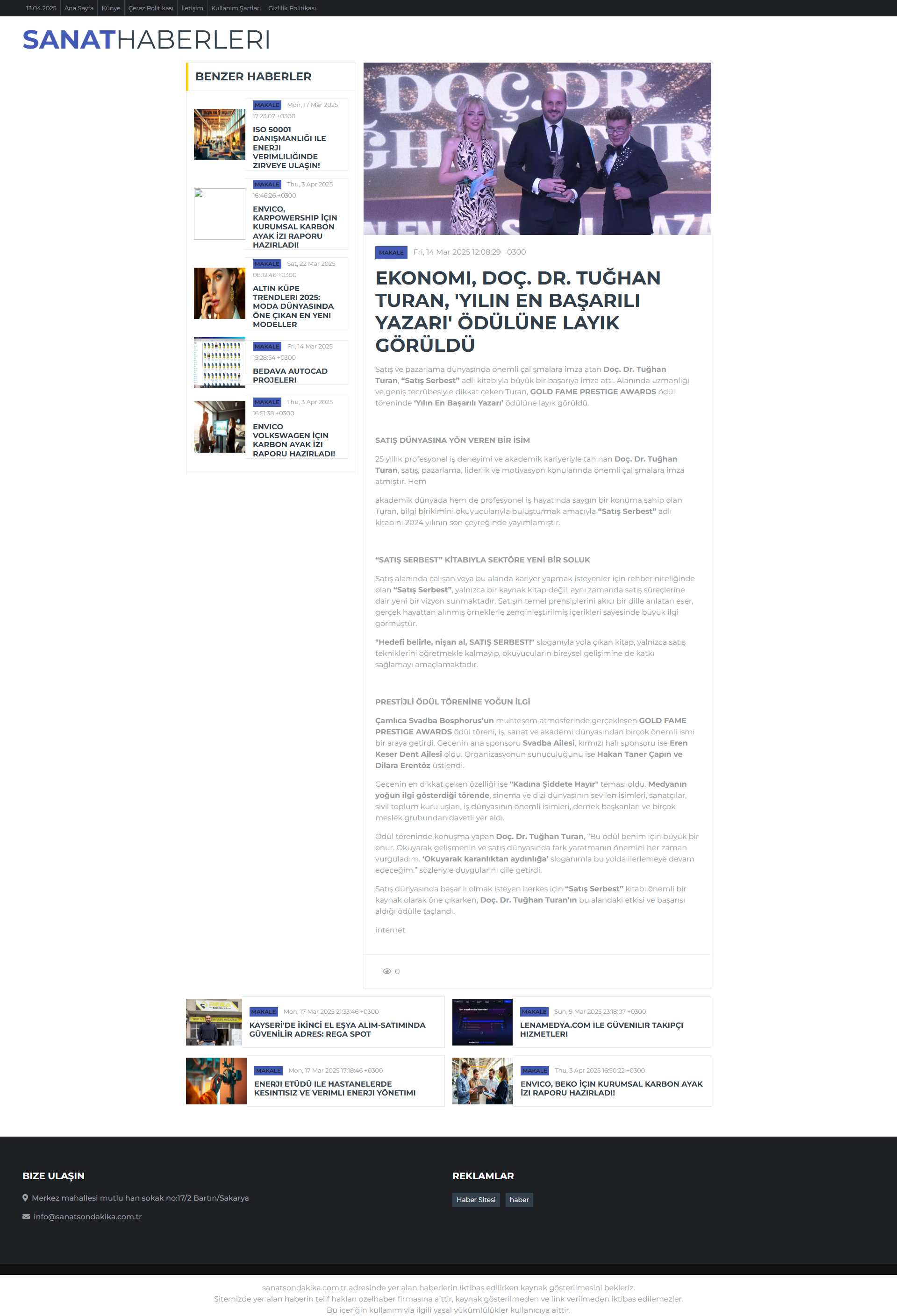 sanatsondakika.com.tr